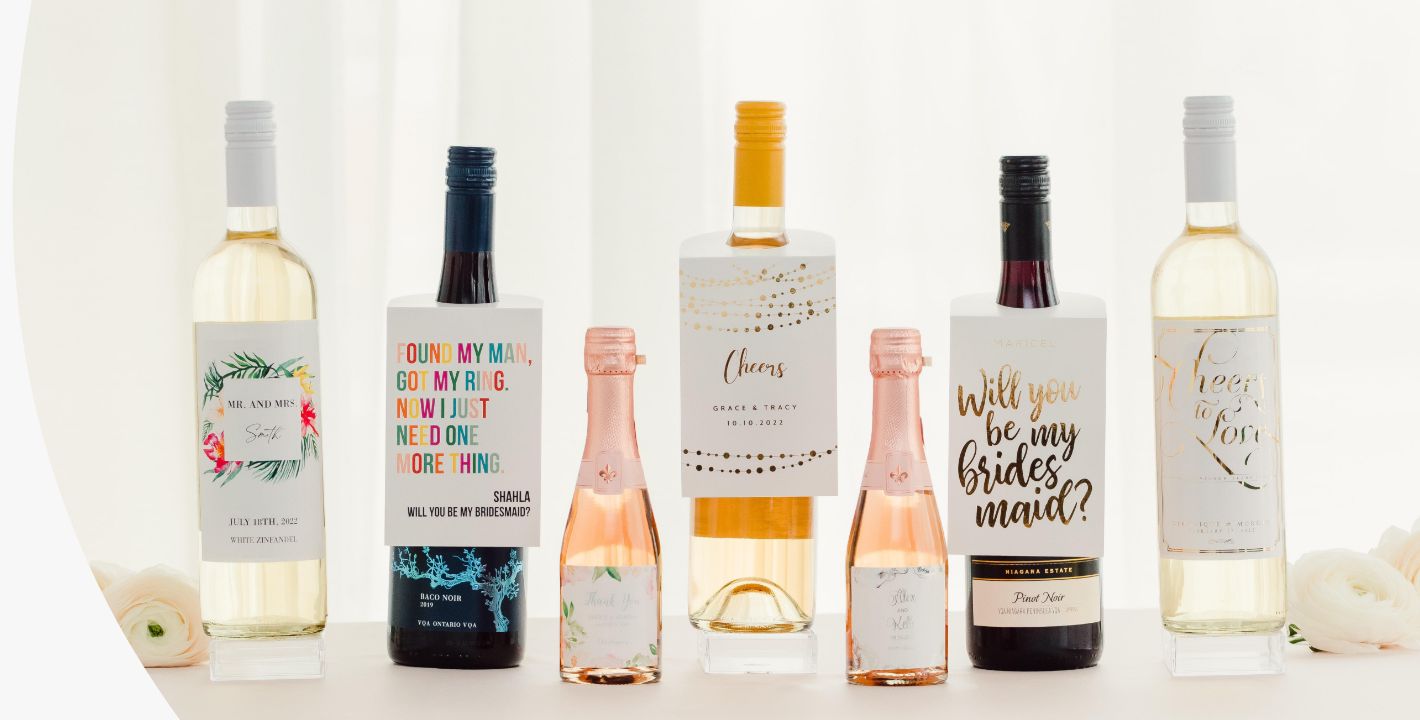Wine Bottle Labels & Hang Tags
