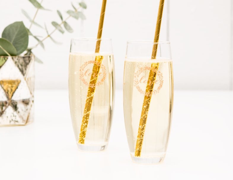 Shop Stemless Champagne Glasses