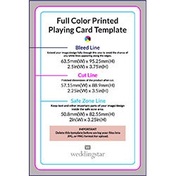 Full Color Playing Card Template